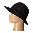 Accesorii Femei San Diego Hat Company KNH8009 Knit Fedora with Twisted Faux Suede Band Black