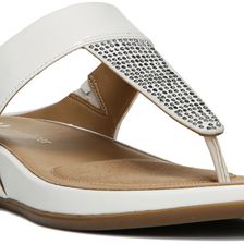 Naturalizer Yippee White Shiny/Microfiber