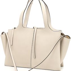Céline Medium Tri-Fold Bag CHALK