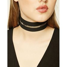 Bijuterii Femei Forever21 Faux Suede Arrow Choker Goldblack