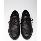 Incaltaminte Femei Forever21 Perforated Faux Leather Oxfords Black