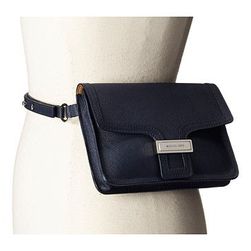 Accesorii Femei MICHAEL Michael Kors 13mm Saffiano Panel Belt Bag Navy