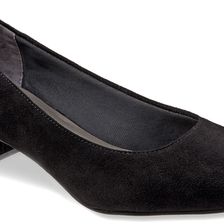 Trotters Lola Black Suede