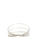 Bijuterii Femei CheapChic Puttin\' On The Glitz Jeweled Bracelet Silverclear