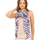 Accesorii Femei Calvin Klein Desert Stripe Convertible Scarf Vest Vivid