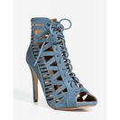 Incaltaminte Femei CheapChic Tinley-h Good To Be Bad Bootie Med Wash Denim