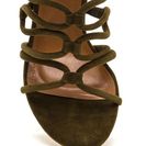 Incaltaminte Femei CheapChic Loop There It Is Caged Stiletto Heels Olive