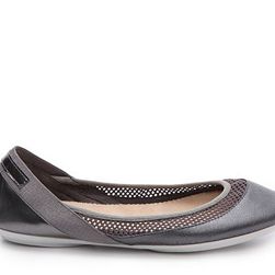 Incaltaminte Femei Easy Spirit Yughe Ballet Flat Pewter Metallic