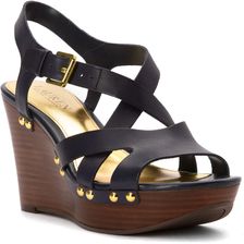 Ralph Lauren Quanda Modern Navy Burnished Vacchetta