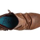 Incaltaminte Femei Blowfish Bug Wedge Bootie Cognac Faux Leather