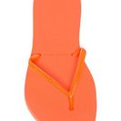 Incaltaminte Femei Havaianas Flat Flip Flop Women ORANGE LUX