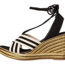 Incaltaminte Femei Marc Jacobs Dani Wedge Espadrille BlackWhite