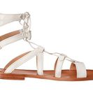 Incaltaminte Femei Frye Ruth Gladiator Short Sandal White Soft Full Grain