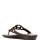Incaltaminte Femei Italian Shoemakers Brittany Thong Wedge Sandal CHOCOLATE