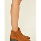 Incaltaminte Femei Forever21 Faux Suede Ankle Booties Camel