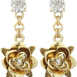Betsey Johnson Throwback Betsey Rose Drops Crystal