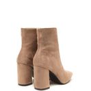 Incaltaminte Femei CheapChic All Squared Away Faux Suede Booties Taupe