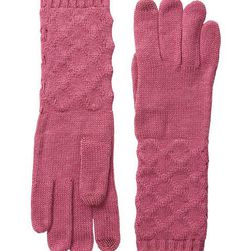Accesorii Femei Echo Design mSoft Pointelle Touch Gloves Winter Rose Heather