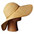 Accesorii Femei Echo Design Metallic Floppy Hat Light Straw