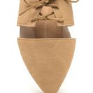 Incaltaminte Femei CheapChic Top Exposure Faux Leather Flats Nude