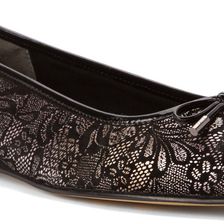 Walking Cradles Nissa Bronze/Black Floral Lace
