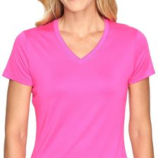 Fila Heather V-Neck Tee Pink Glo