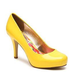 Incaltaminte Femei Madden Girl Getta Patent Platform Pump Yellow