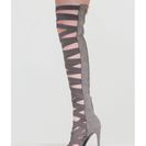 Incaltaminte Femei CheapChic X\'s And Oohs Gladiator Heels Grey