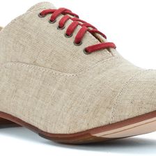 Sebago Hutton Cap Toe Natural Linen