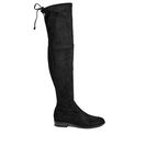 Incaltaminte Femei GUESS Simplee Over-The-Knee Boots black fabric