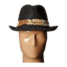 Accesorii Femei Steve Madden Fedora with Cehvron Band Black