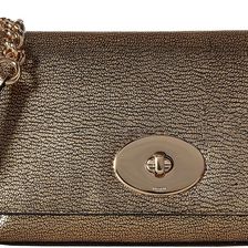 COACH Metallic Pebble Leather Crosstown Crossbody LI/Gold