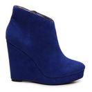 Incaltaminte Femei Michael Antonio Cerras Wedge Bootie Cobalt