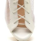 Incaltaminte Femei CheapChic Mesh In Love Lace-up Booties White