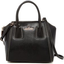 Valentino By Mario Valentino Minimi Saffiano Leather Tote BLACK