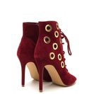 Incaltaminte Femei CheapChic Hole Heart Embellished Lace-up Booties Wine