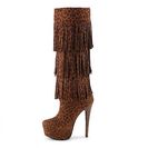 Incaltaminte Femei Michael Antonio Hanley Boot Leopard