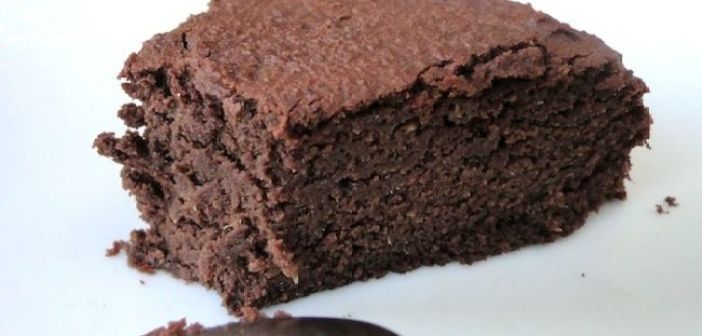 Prajitura cu ciocolata, fara faina si fara zahar