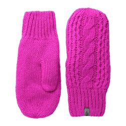 The North Face Cable Knit Mitt Luminous Pink