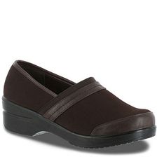 Incaltaminte Femei Easy Street Origin Clog Dark Brown Faux Suede