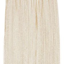 Natasha Accessories Ball Chain Fringe Collar Necklace GOLD