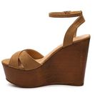 Incaltaminte Femei Bamboo Woodberry Wedge Sandal Tan