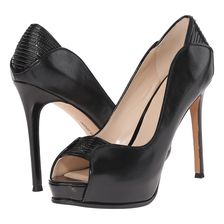 Nine West Camerashy Black/Black Leather