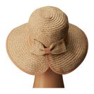 Accesorii Femei San Diego Hat Company PBM1026 Sunbrim w Back Bow and Contrast Edging Camel