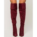 Incaltaminte Femei CheapChic Get It Straight Boot WineBurgundy