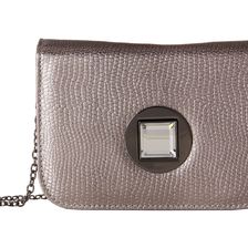 Jessica McClintock Anna Turnlock Shoulder Bag Pewter