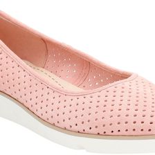 Clarks Evie Buzz Dusty Pink Suede