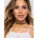 Bijuterii Femei CheapChic Oh Arrow Shooter Layered Choker Met Gold