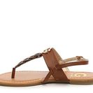 Incaltaminte Femei G by GUESS Lilo Flat Sandal Cognac