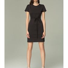 Rochie neagra cu maneca scurta